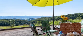 Holiday Home 'Finnhütte Hohe Klinge' with Mountain View, Private Terrace and Balcony