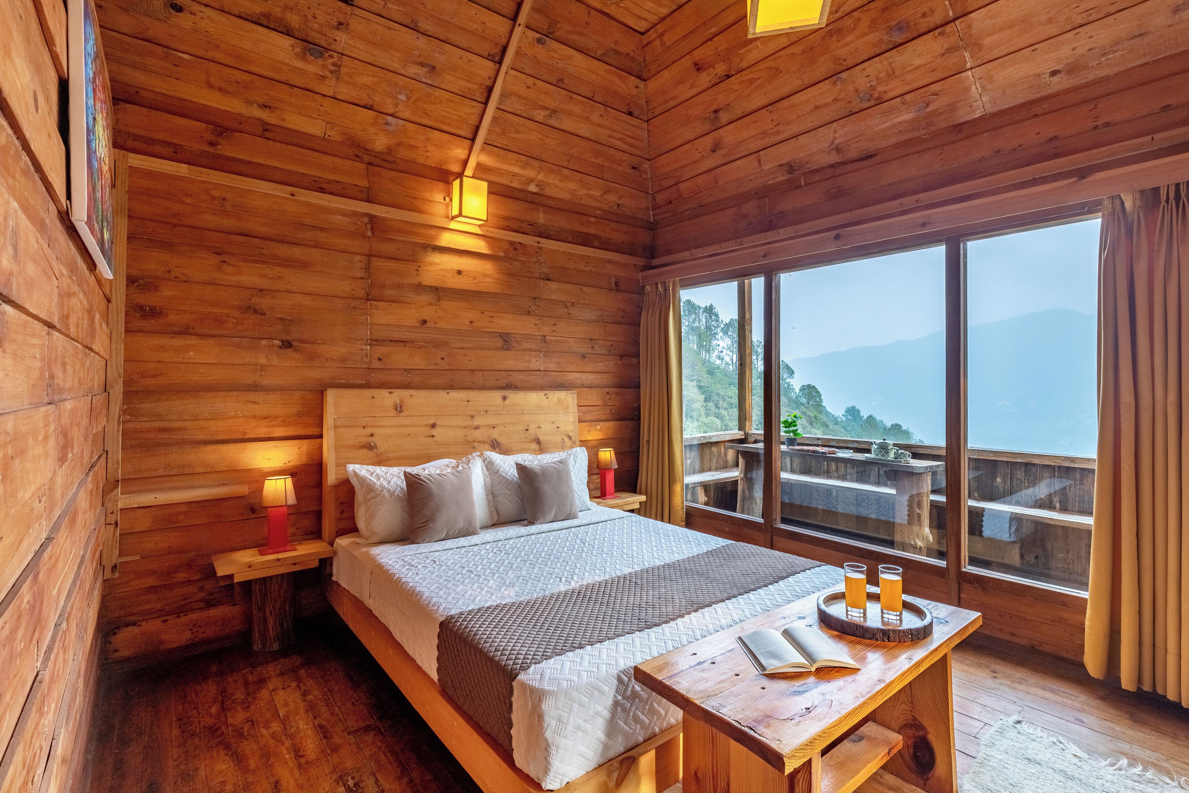 Dupleks Eksklusif, balkon, pemandangan gunung | 1 kamar tidur dan setrika/meja setrika