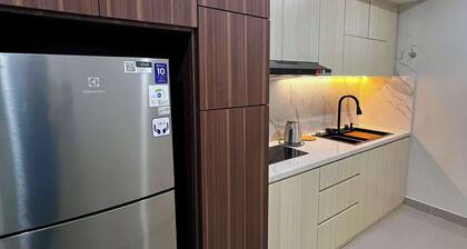 2 BR Apartment Plaza View Podomoro City Deli Medan By OLS Studio