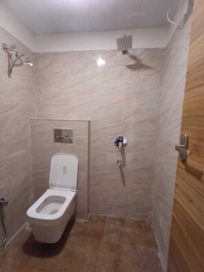 Basic Double Room, 1 Double Bed, Non Smoking | Bathroom | Slippers, towels - JMB Hotel Height  (Indore)