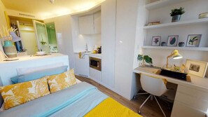 Laptop workspace, free WiFi