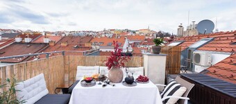 Charming Prague Apartment in Vršovice With Roof Terrace