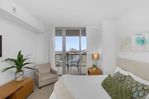 1 bedroom, iron/ironing board, travel crib, WiFi