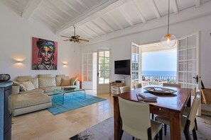 TV, fireplace, table tennis