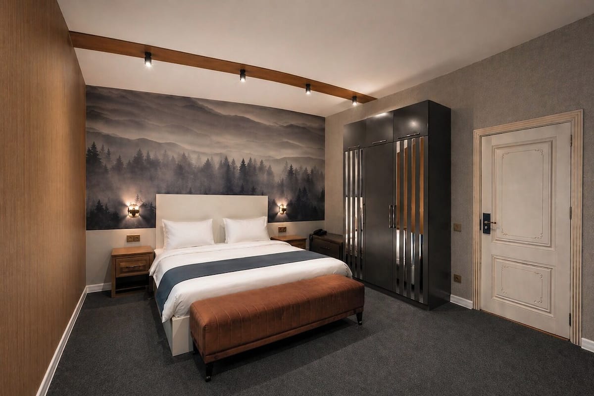 Chambre Double Standard, vue ville | Literie de qualité supérieure, matelas Select Comfort, minibar