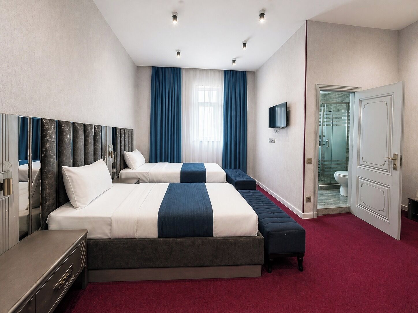 Chambre Standard avec lits jumeaux, vue ville