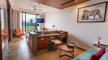 Deluxe Double Room, Balcony, Garden View | Balcony view