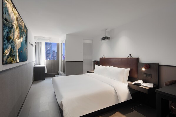 巨幕投影大床房 | 客房景觀