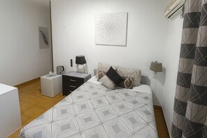 1 غرفة نوم وواي فاي وملاءات أسرّة