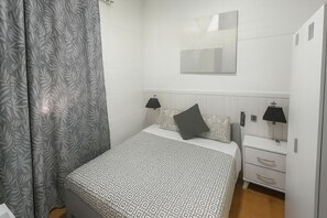 1 غرفة نوم وواي فاي وملاءات أسرّة