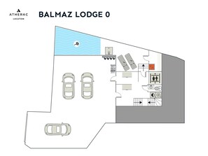 Enjoy meals in the dining area with a table and chairs, or relax in the adjacent seating area.