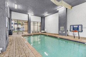Indoor pool, outdoor pool