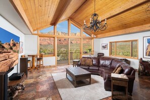 Smart TV, fireplace, DVD player, books - 7000 Sq. Ft. Uptown Estate | Views, Games, Theater (Sedona)