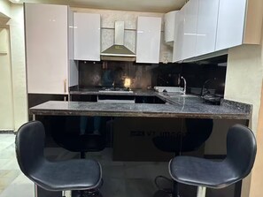 Private kitchen - Modern Apartment Marrakech (Marrakech)