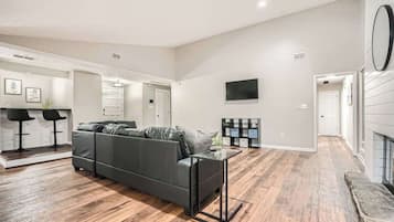 Fernseher, Kamin, Arbeitsbereiche