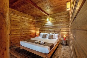 Cottage, 1 grand lit, balcon, vue montagne