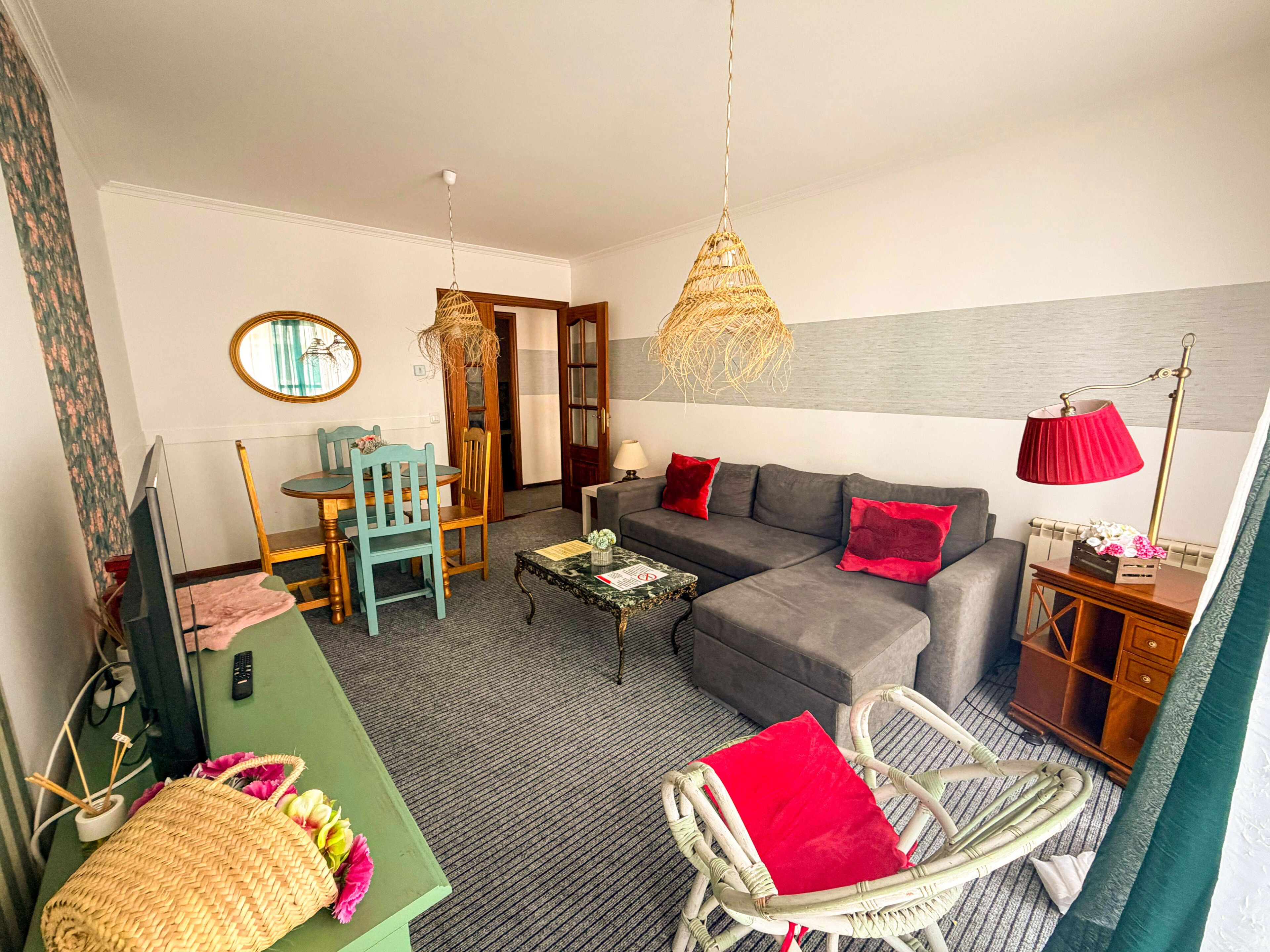 Apartment, 2 Bedrooms | Living area | TV