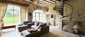 Beautiful stone barn with year-round heated pool<br>Magnificent setting in the heart of the Perche region