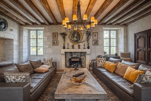 The Saint Ouen manor house with heated swimming pool - 14 people