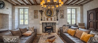 The Saint Ouen manor house with heated swimming pool - 14 people