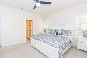 5 bedrooms, iron/ironing board, travel cot, free WiFi