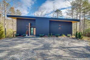 House (3 Bedrooms) | Interior - Hot Tub + Fire Pit: Modern North Carolina Retreat (Pisgah Forest)