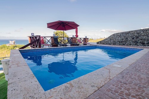 enchanting ocean view oasis