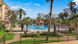 Una piscina riscaldata