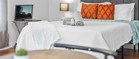 1 Schlafzimmer, Bügeleisen/Bügelbrett, kostenloses WLAN, Bettwäsche