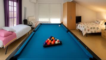 1 bedroom, iron/ironing board, travel crib, free WiFi