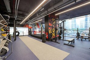 Fitness facility - Livbnb-Embrace Luxury and Comfort in Prime 1BR,JLT (Dubai)