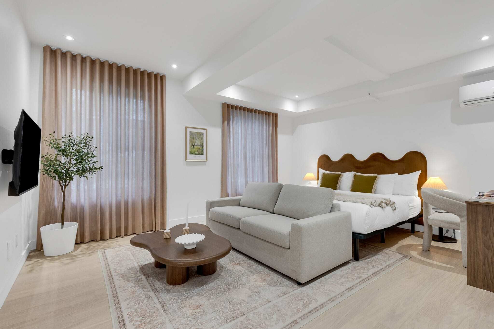 Televisie en een kantoor