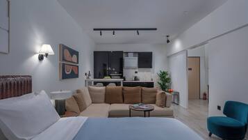 2 chambres, coffre-fort, bureau, système d’insonorisation