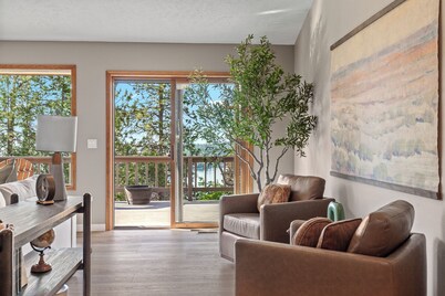 New Listing! Relax at Hayden Lake | Stunning Views, Hot Tub & Games