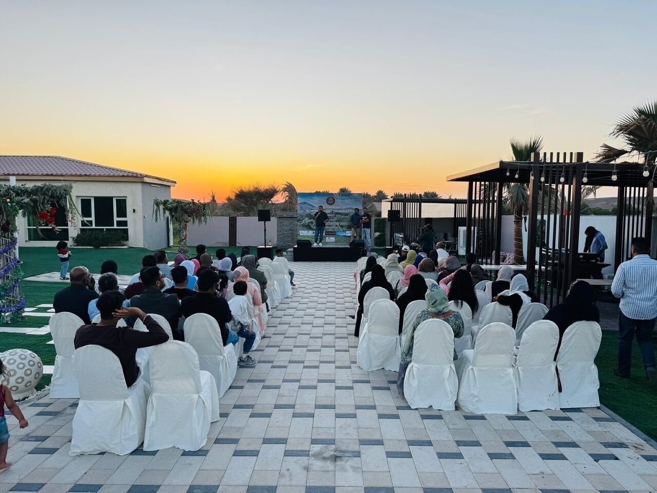 Area per ricevimenti all'aperto