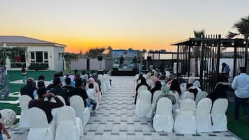 Area per ricevimenti all'aperto