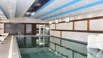 2 indoor pools, open 8:00 AM to 10:00 PM, sun loungers