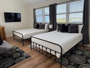 2 bedrooms, iron/ironing board, travel crib, free WiFi