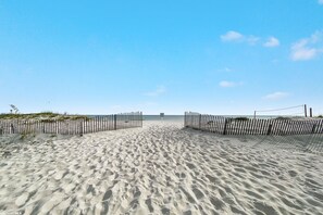 On the beach