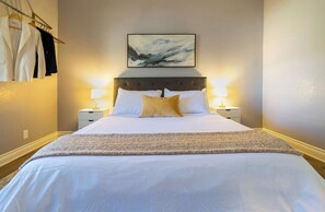 1 chambre, fer et planche Ă repasser, Wi-Fi, draps fournis