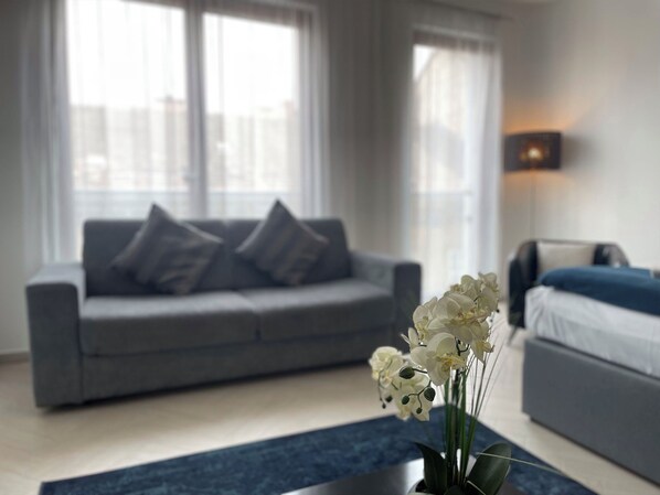 Family Studio | Free WiFi, bed sheets - Smart Carrara Apartments (Budapest)
