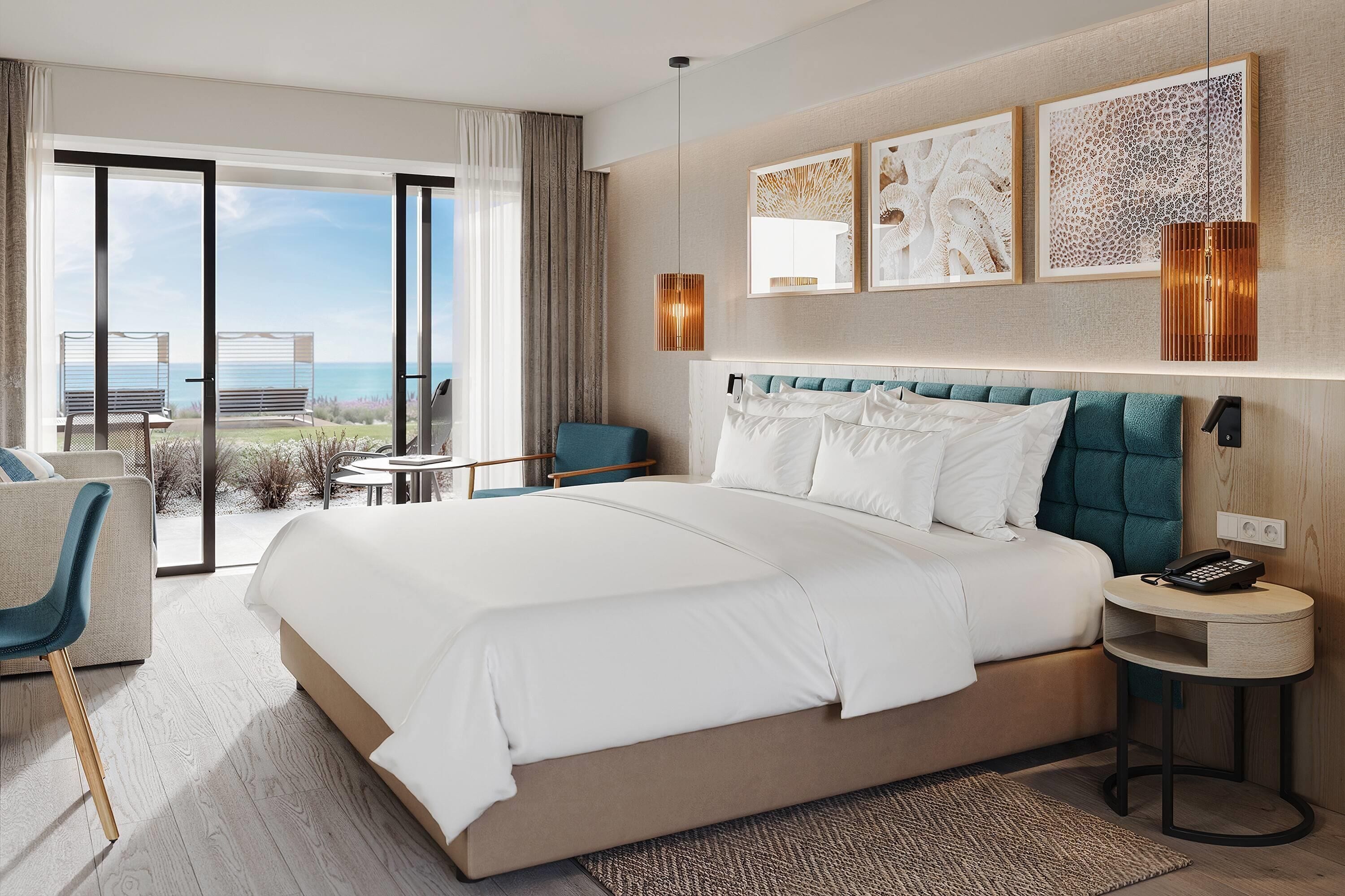 Camera Deluxe, 1 letto king, terrazzo