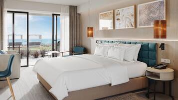 Camera Deluxe, 1 letto king, terrazzo