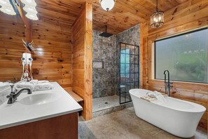 Shower, towels