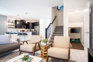 TV, video games, DVD player, books