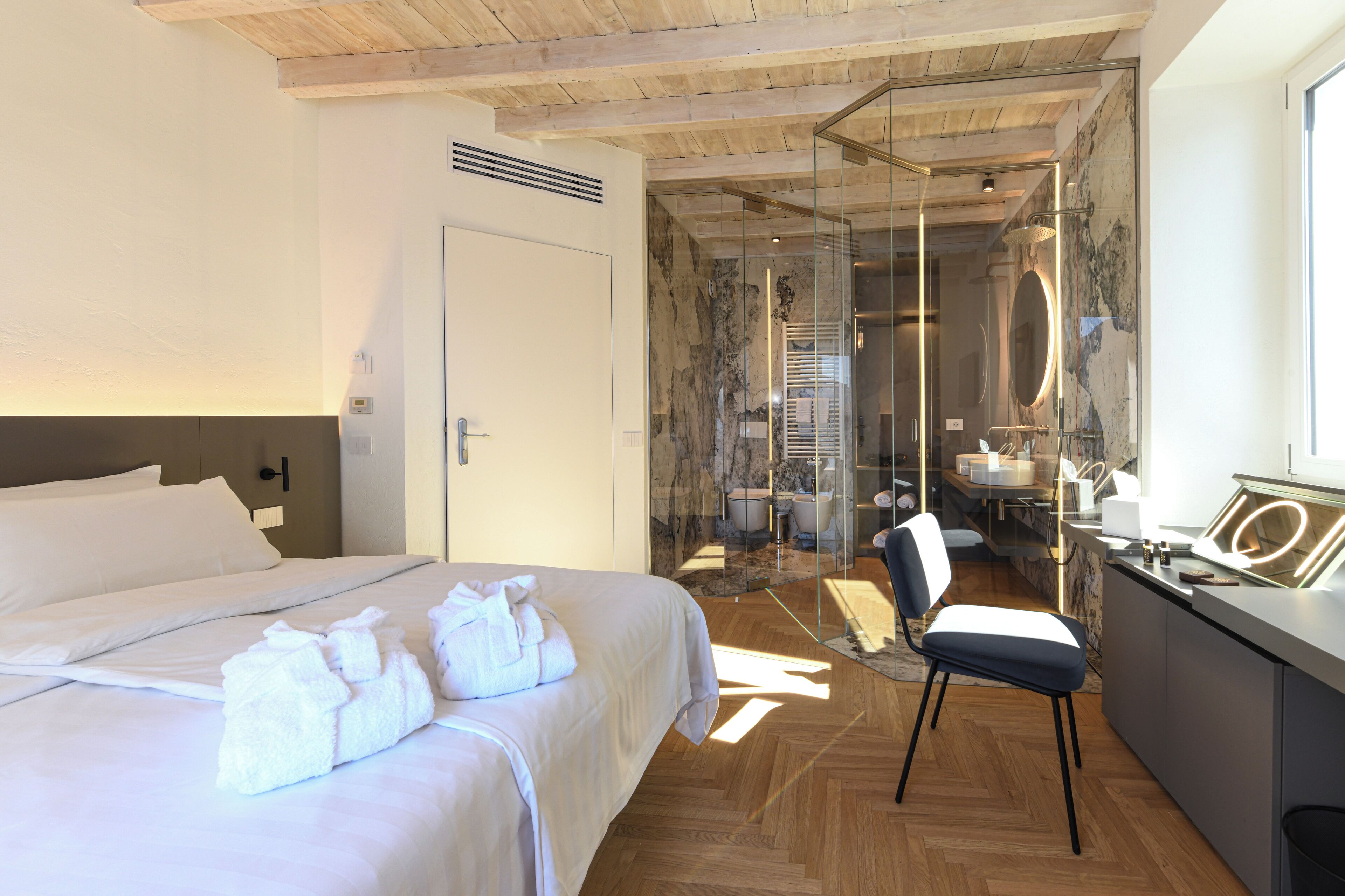 Chambre Deluxe, balcon, vue lac | Salle de bain