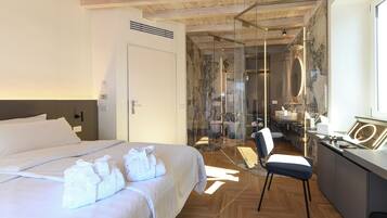 Chambre Deluxe, balcon, vue lac | Salle de bain