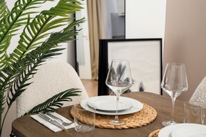 Apartment, 2 Bedrooms, Patio | Dining room - High-End Apartment in Bari Center (Bari)