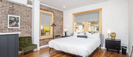 1 室のベッドルーム、アイロン / アイロン台、WiFi、ベッドシーツ