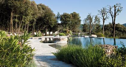 2-bedroom rustic apartment in charming Gambassi with WiFi
